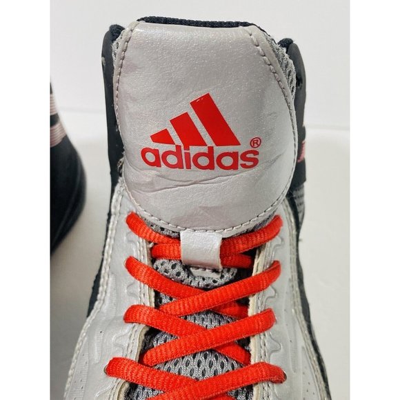 Adidas Next Level Speed 2 K Mid-Cut Basketball Shoes Boys Size 5.5 Silver Red - Picture 8 of 11
